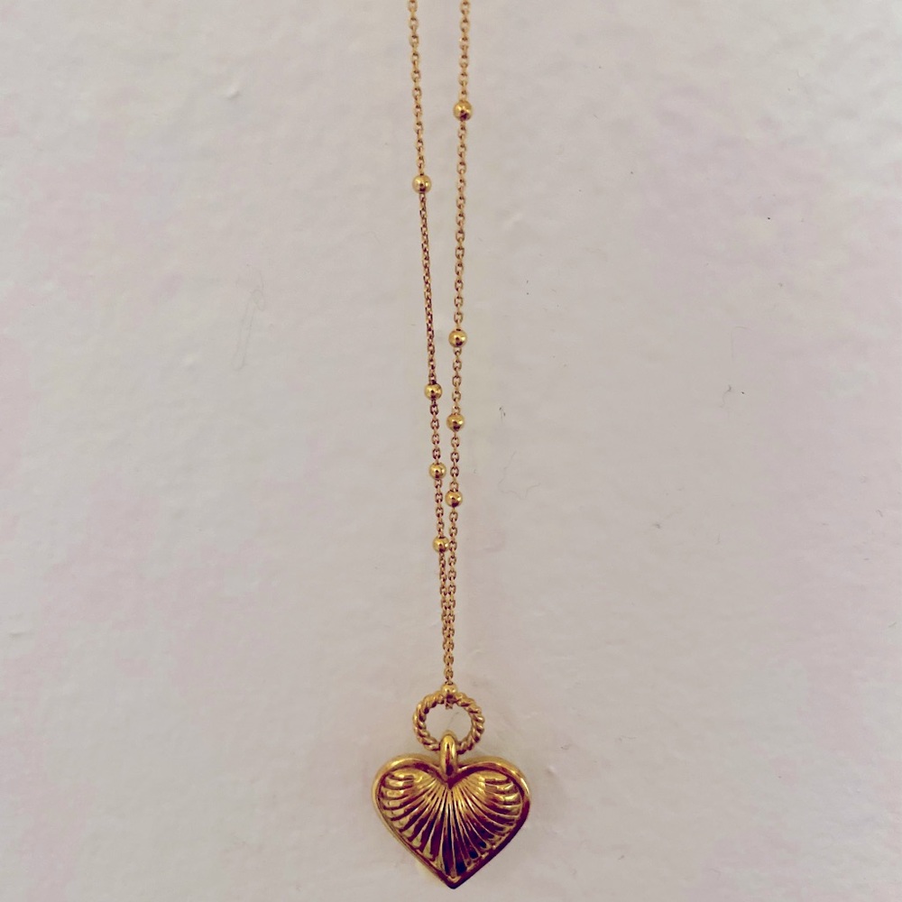 Missoma Heart Necklace from
Barbie movie